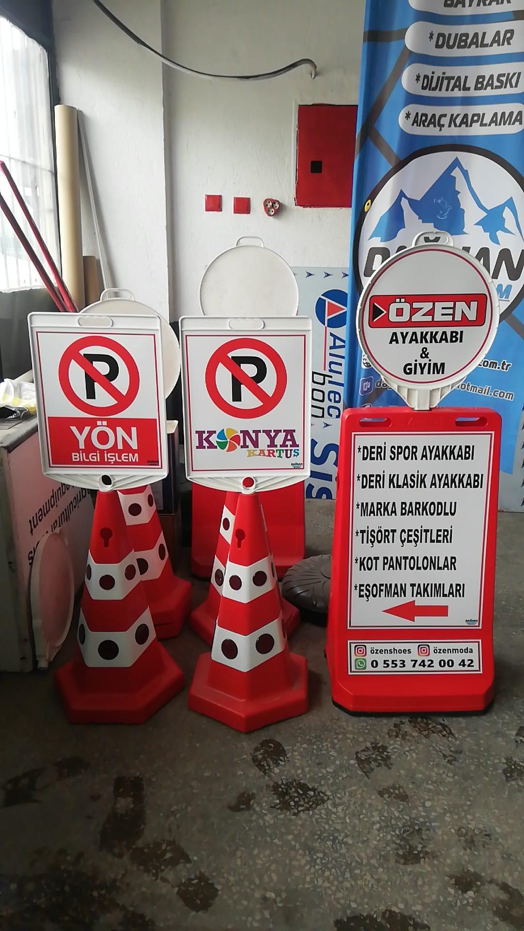 Konya’da Dağhan Tabela Reklam tarafından hazırlanan duba ve plaj tabelaları uygulaması