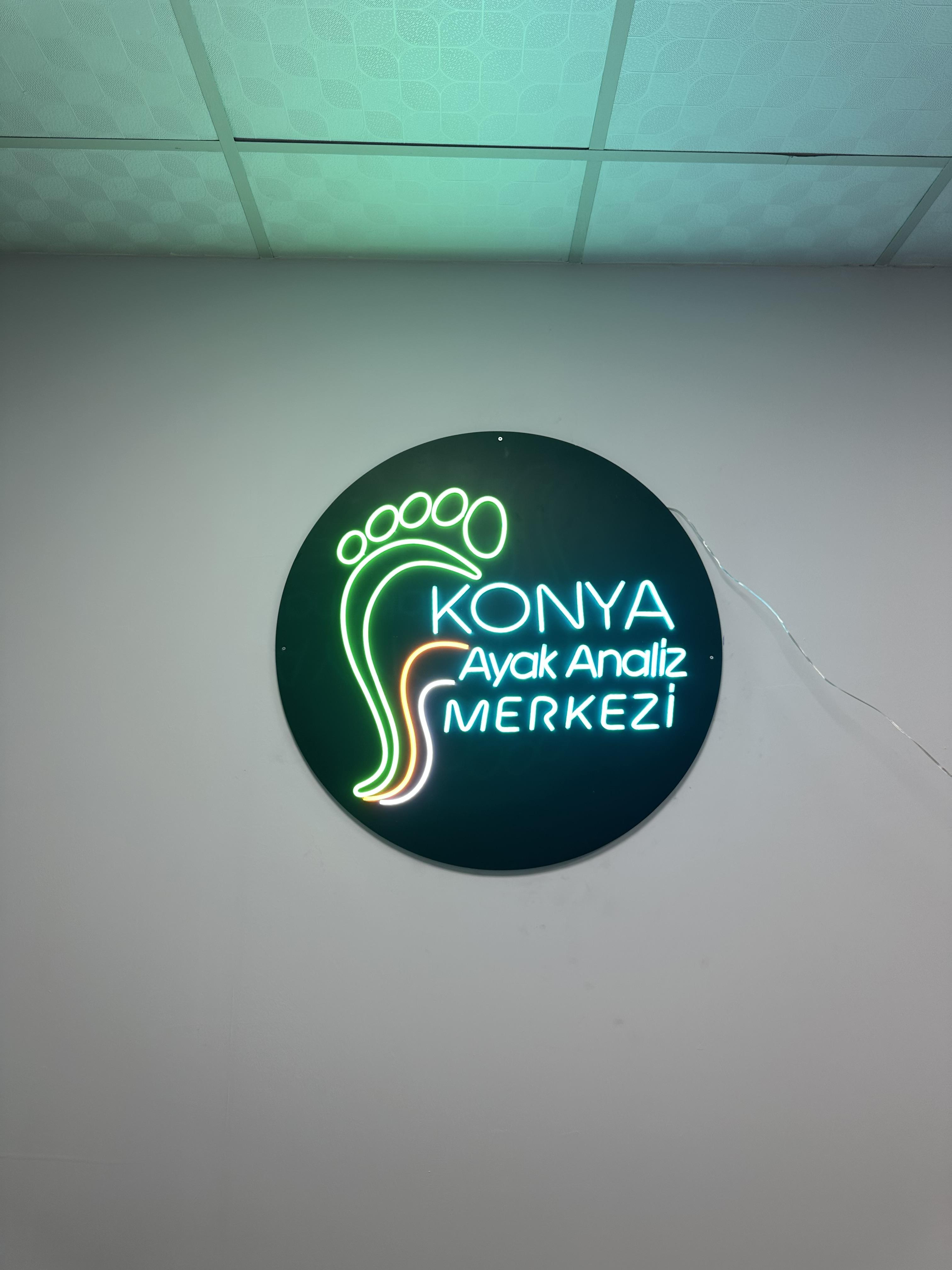 Konya’da Dağhan Tabela Reklam tarafından hazırlanan neon uygulaması