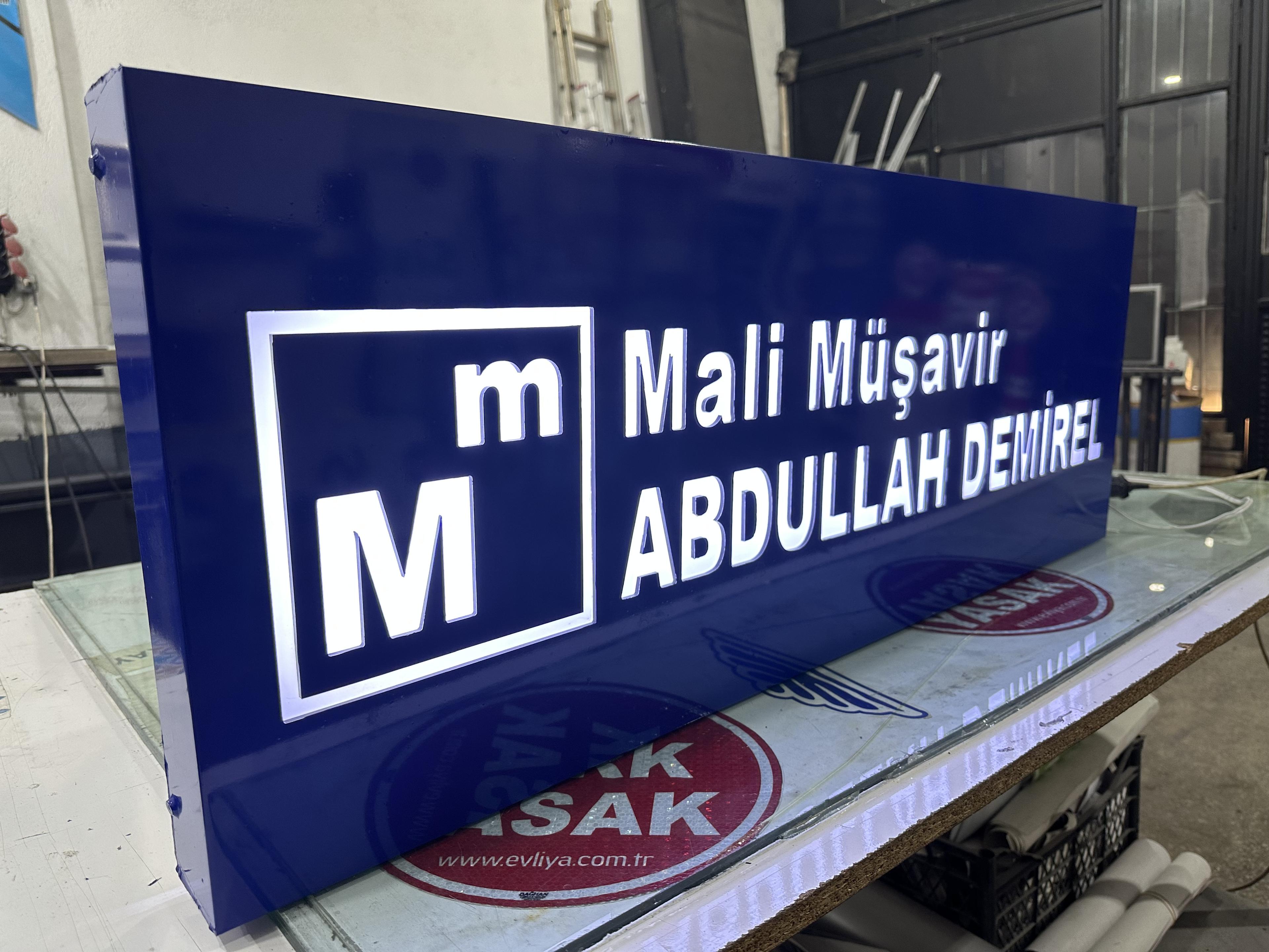 Konya’da Dağhan Tabela Reklam tarafından hazırlanan oyma tabela uygulaması